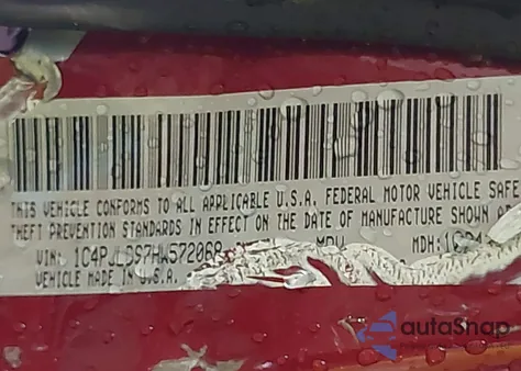 2017 Jeep Cherokee Limited z USA, uszkodzony, nr VIN 1C4PJLDS7HW572068